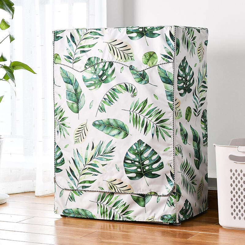 Vodotesný kryt na práčku Domáci polyesterový valček na bielizeň Strieborný povlak Prachotesný kryt