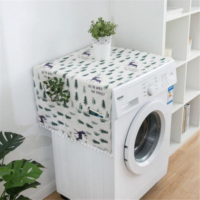 Elöltöltős mosógép porvédő huzatok vízálló mikrohullámú sütő porvédő burkolat mosó porvédő konyha hűtő rendszerező