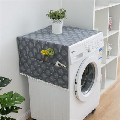 Elöltöltős mosógép porvédő huzatok vízálló mikrohullámú sütő porvédő burkolat mosó porvédő konyha hűtő rendszerező