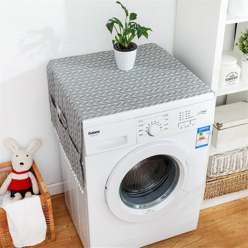 Elöltöltős mosógép porvédő huzatok vízálló mikrohullámú sütő porvédő burkolat mosó porvédő konyha hűtő rendszerező
