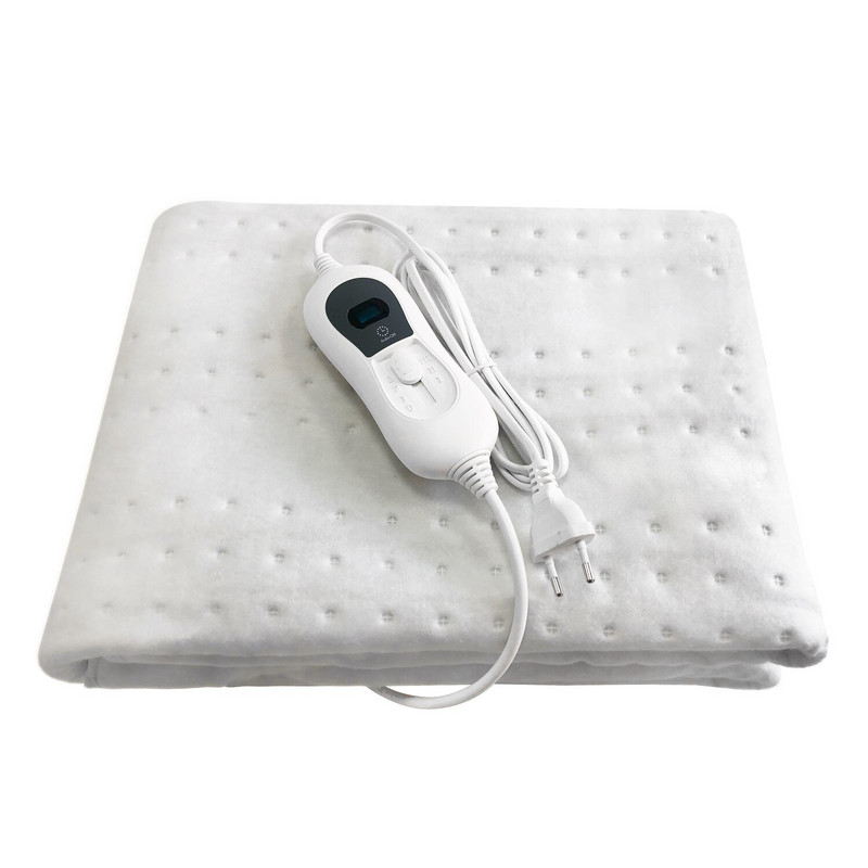 Krevet 150*80cm Električni pokrivač Ugodan za kožu Mekana električna grijaća ploča za zimu Grijač za tijelo Električna plahta 220V EU utikač