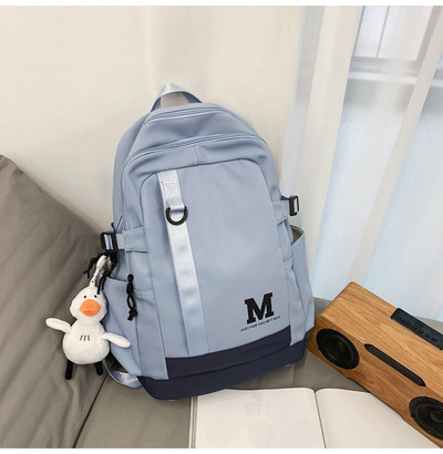 Tekstilni ruksak s više pretinaca - unisex model