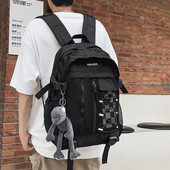 Unisex tekstilinė kuprinė su užtrauktuku ir raišteliais