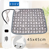 Електрическа нагревателна подложка за домашни любимци с устойчив на дъвчене кабел, затопляща възглавница за легло за зимна топлина