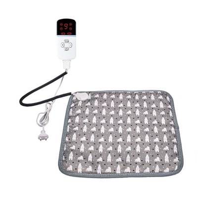 Електрическа нагревателна подложка за домашни любимци с устойчив на дъвчене кабел, затопляща възглавница за легло за зимна топлина