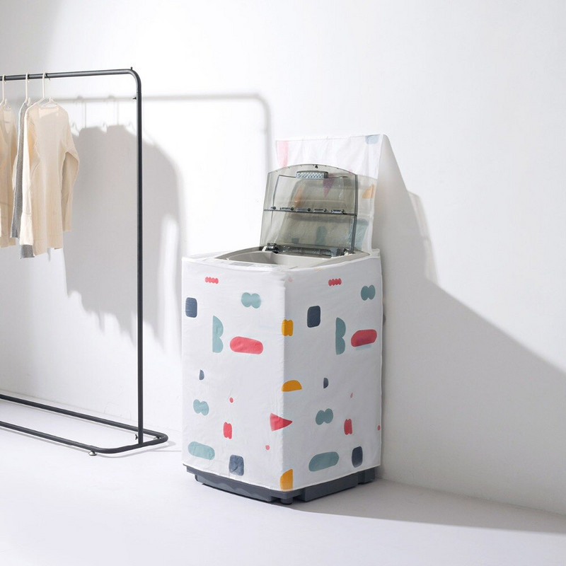 OTHERHOUSE PEVA Kryt na práčku, vodotesný kryt, kryt proti prachu pre práčku, kúpeľňové kryty na práčku a sušičku, kryty Lavadora