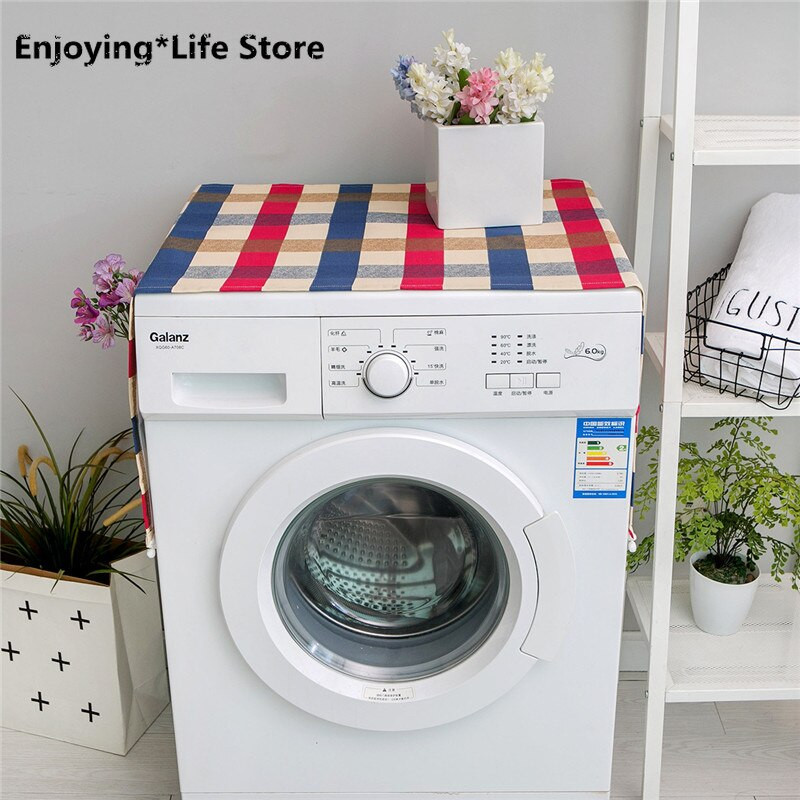 Polyesterový bavlnený kryt na práčku, ochranný kryt na mikrovlnnú rúru, domáce potreby, príslušenstvo