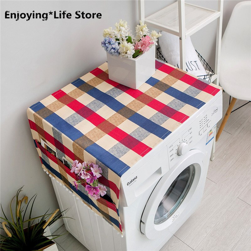 Polyesterový bavlnený kryt na práčku, ochranný kryt na mikrovlnnú rúru, domáce potreby, príslušenstvo