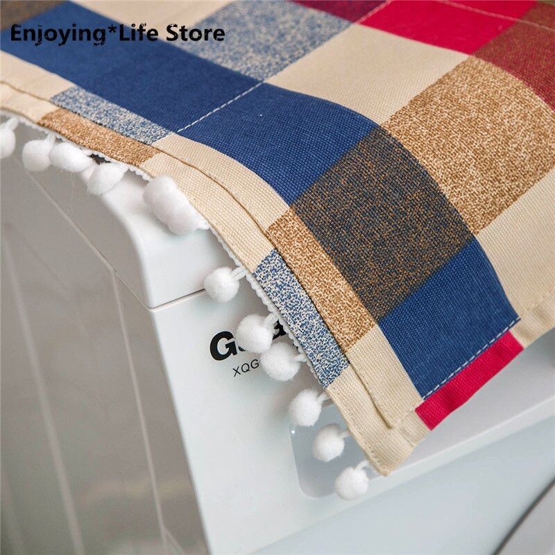Polyesterový bavlnený kryt na práčku, ochranný kryt na mikrovlnnú rúru, domáce potreby, príslušenstvo