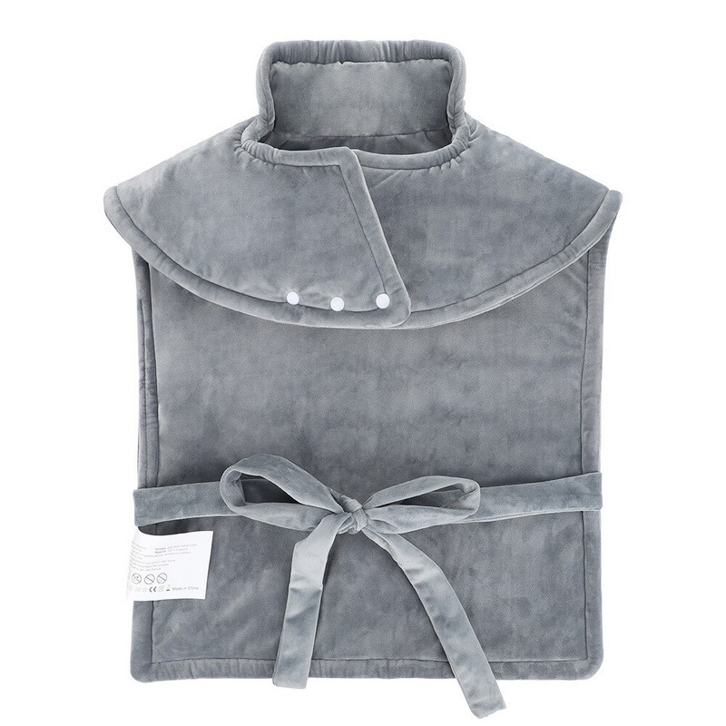 Elektrický masážny šál do auta/domu v tvare U, infračervená vyhrievacia podložka na chrbát, krk a ramená