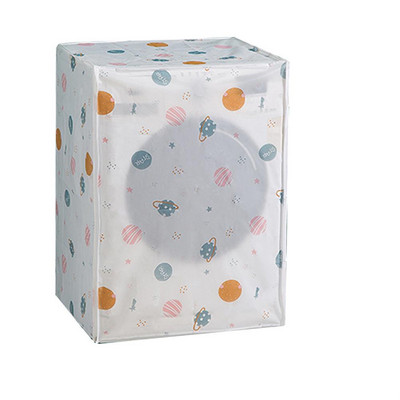 Kryt na práčku PEVA s opaľovacím krémom, vodotesný kryt, ochranný plášť prednej hornej časti, otvorený, nový