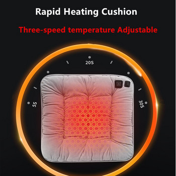 New Thicken Rapid Heat Pad, три скорости, регулируема температура, топлинна възглавница, висококачествена подложка от въглеродни влакна, зимни нагревателни подложки
