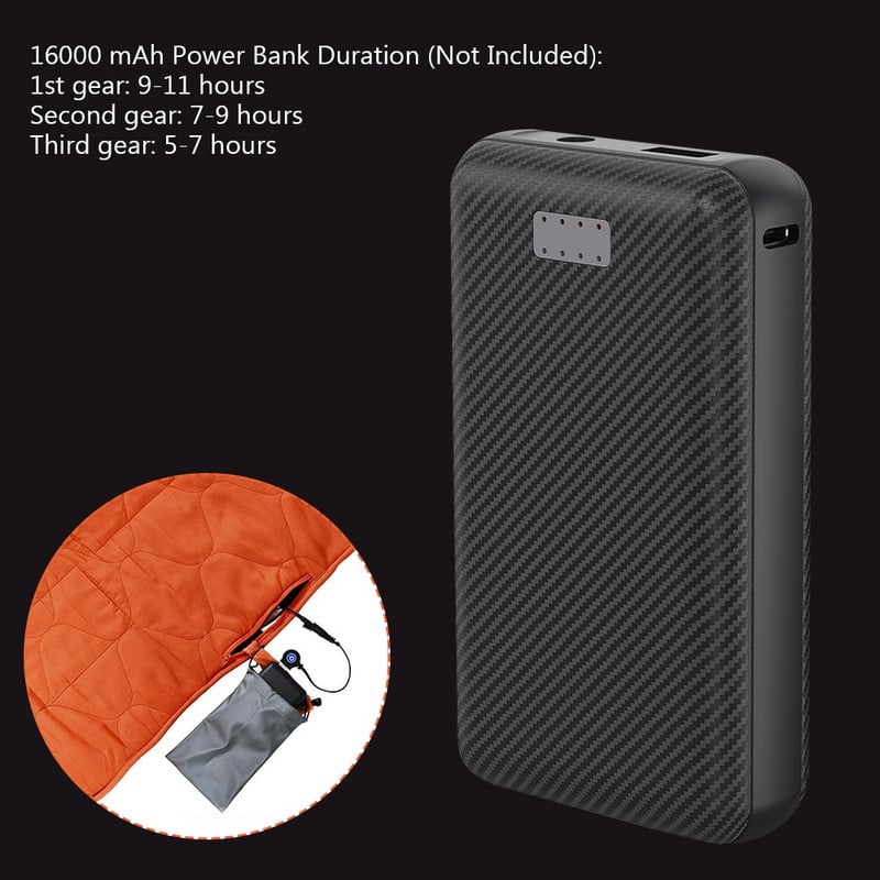 Lauko USB šildymas miegamojo kilimėlio izoliacija stovyklavietėje šildomas miegamasis čiužinys miegmaišis čiužinys