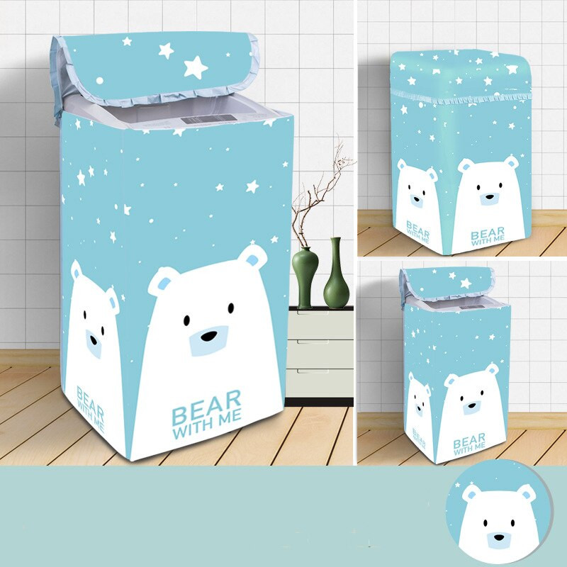 Biezu audumu veļas mazgājamās mašīnas pārklājs sauļošanās ūdensnecaurlaidīgs futrālis mājas veļas žāvētāja veltnis putekļu necaurlaidīgas mājsaimniecības preces