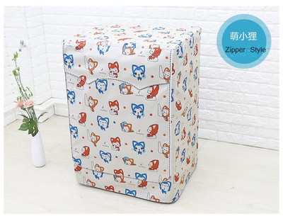 Flora UV-álló mosógép huzat vízálló mosószövet porálló tárolótáskák elöl nyíló alátétekhez vastag szövet