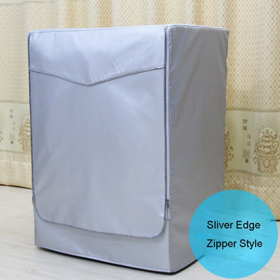 Vízálló tok mosógéphez fényvédő mosógép huzat szárító poliészter ezüst bevonat dob Háztartási cikkek lavadora