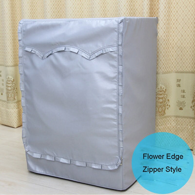 Vízálló tok mosógéphez fényvédő mosógép huzat szárító poliészter ezüst bevonat dob Háztartási cikkek lavadora