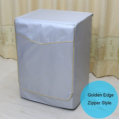 Vízálló tok mosógéphez fényvédő mosógép huzat szárító poliészter ezüst bevonat dob Háztartási cikkek lavadora