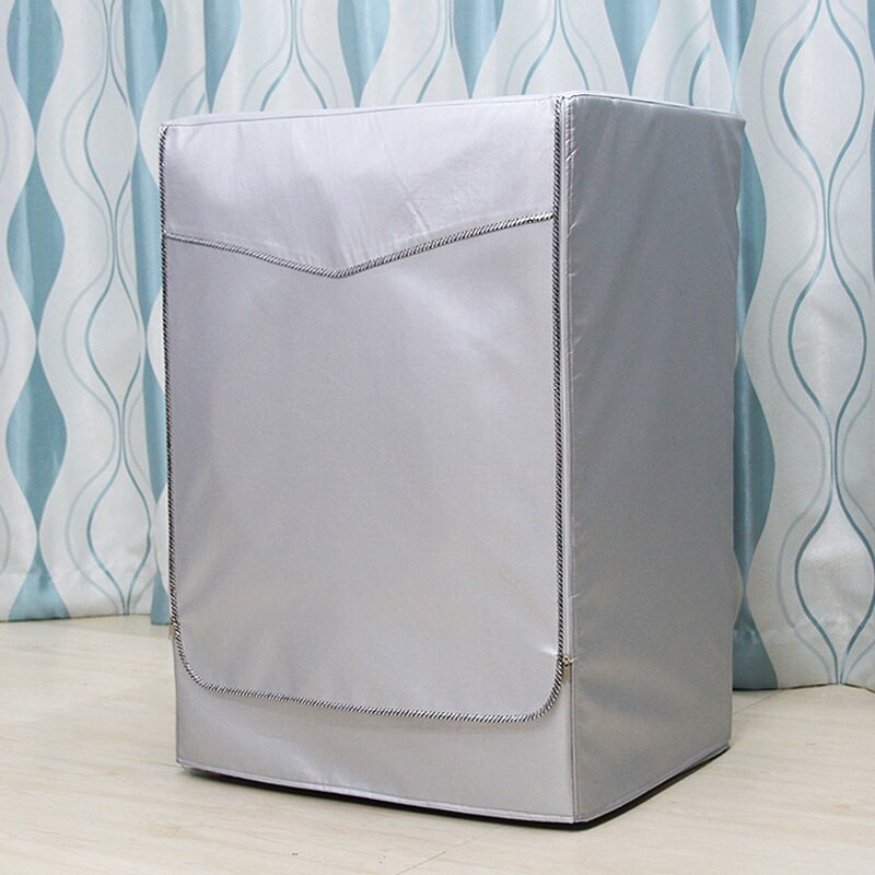 Vízálló tok mosógéphez fényvédő mosógép huzat szárító poliészter ezüst bevonat dob Háztartási cikkek lavadora