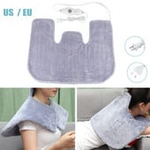 Elektrická vyhrievacia podložka na úľavu od bolesti krku, chrbta a ramien, tepelná terapia, 4-úrovňová zimná ohrievacia podložka na zdriemnutie