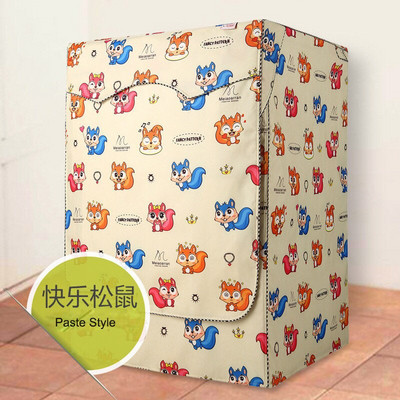 SRYSJS Módny ochranný kryt na práčku, kúpeľňový vodotesný opaľovací krém, práčka so sušičkou a kryt, plne automatický