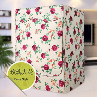 SRYSJS Módny ochranný kryt na práčku, kúpeľňový vodotesný opaľovací krém, práčka so sušičkou a kryt, plne automatický