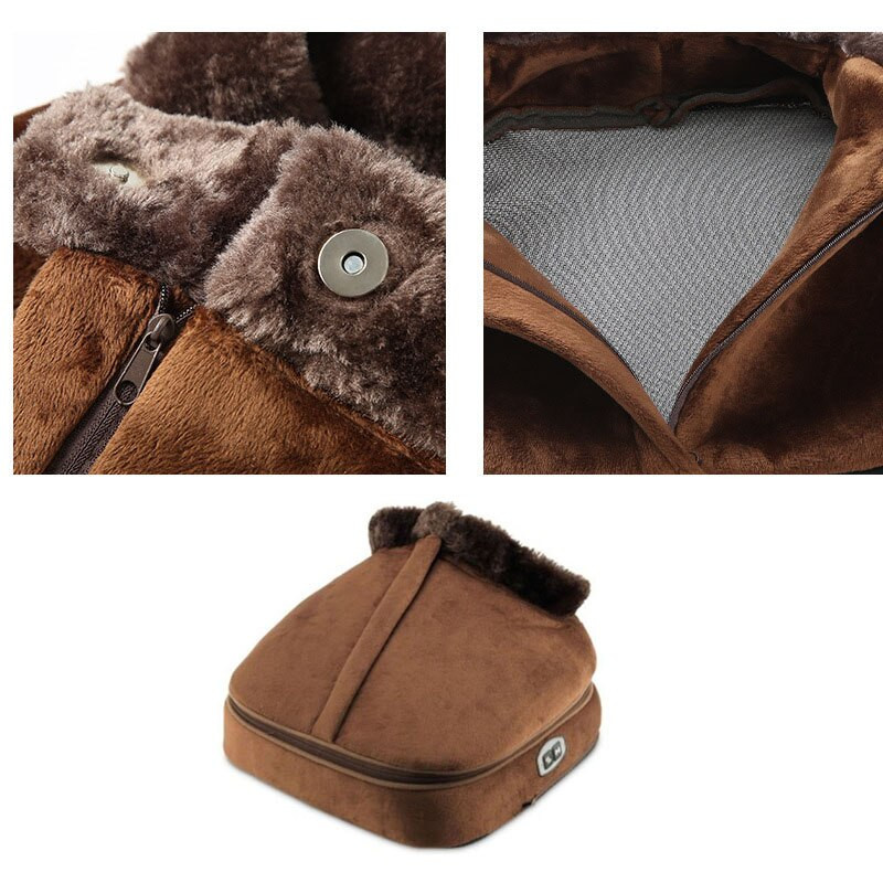 22 W žiema 2 viename medvilninis šiltas pėdų šildytuvas masažo batai įkraunami elektriniai vibraciniai šildymo batai patalpose, šilta, naudokite pėdą