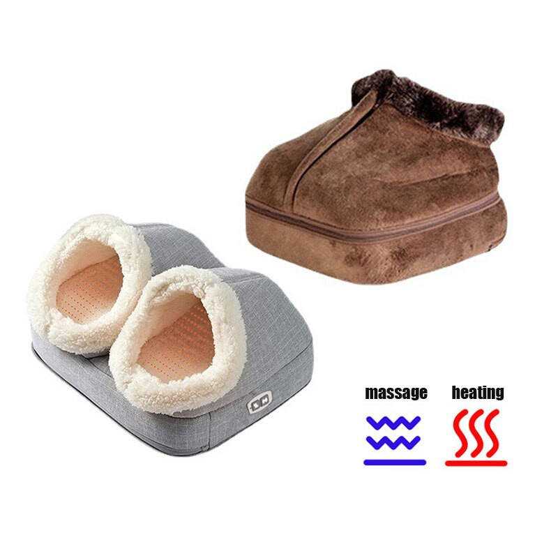 22 W žiema 2 viename medvilninis šiltas pėdų šildytuvas masažo batai įkraunami elektriniai vibraciniai šildymo batai patalpose, šilta, naudokite pėdą