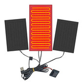 USB vyhrievacia podložka s 3 prevodovými stupňami, nastaviteľná teplota, 3 v 1, elektrická vyhrievacia podložka na oblečenie, ohrievacia podložka na vestu, zimnú bundu