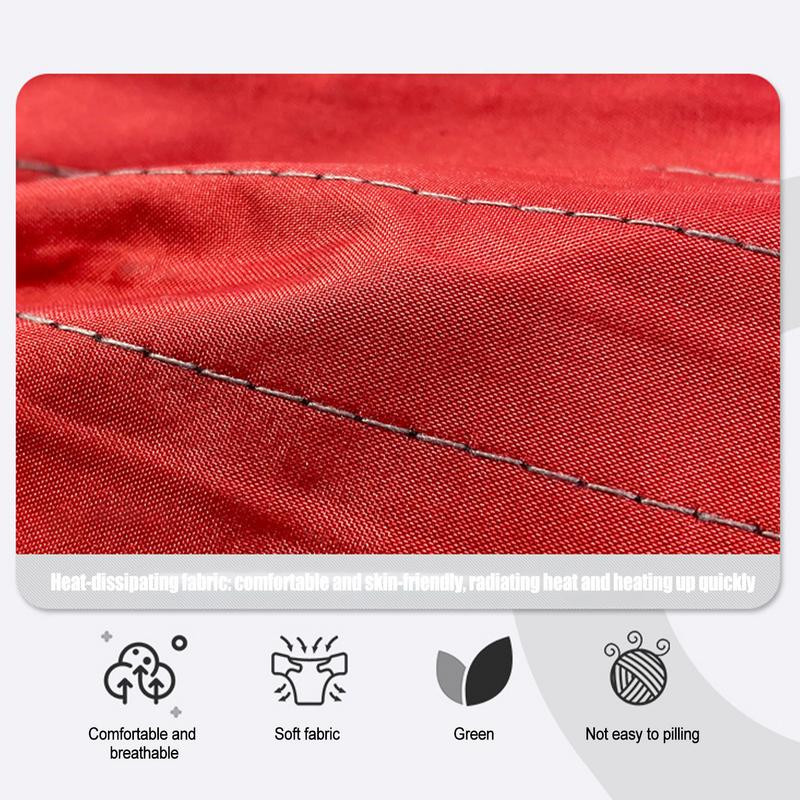 USB vyhrievacia podložka s 3 prevodovými stupňami, nastaviteľná teplota, 3 v 1, elektrická vyhrievacia podložka na oblečenie, ohrievacia podložka na vestu, zimnú bundu