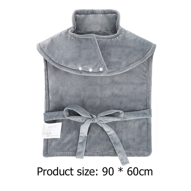 Covoraș de încălzire electric reglabil cu 10 trepte Covoraș de încălzire de iarnă Covoraș pentru ameliorarea durerii Masaj Articole de uz casnic pentru umăr, gât, picior din spate