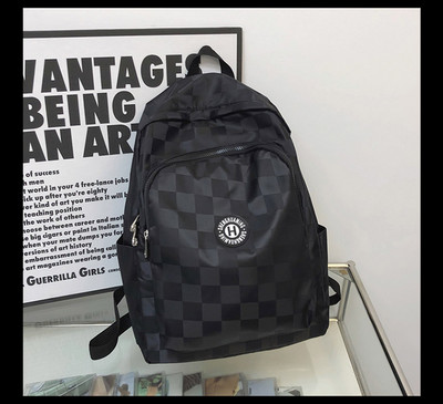 Ležérny textilný batoh s logom pre mužov