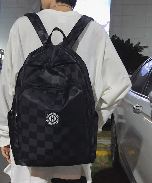 Ležérny textilný batoh s logom pre mužov