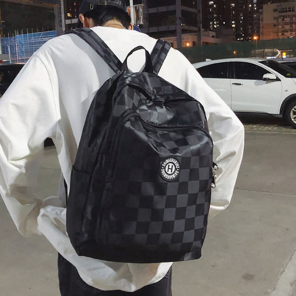 Ležérny textilný batoh s logom pre mužov