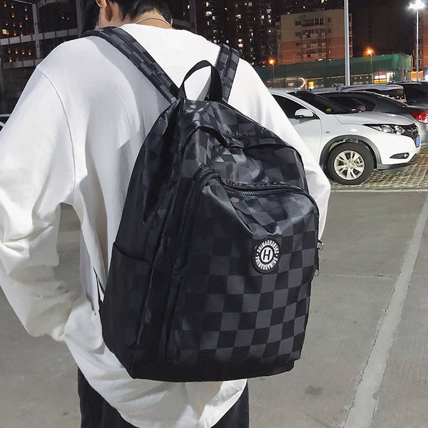 Ležérny textilný batoh s logom pre mužov