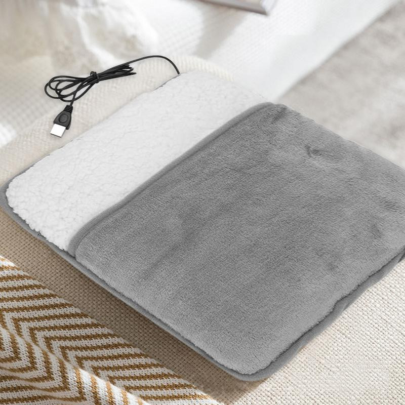 Novi grijač za stopala Električne tople papuče za noge za žene Muškarci Jastuk za grijanje za kućanstvo Brzo zagrijavajuće rukavice Zimske potrepštine