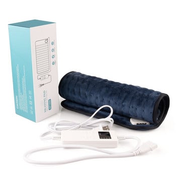 Електрическа отоплителна постелка Меко електрическо одеяло за корема, кръста, гърба, облекчаване на болките през зимата, топло, масаж, домашен диван, легло, седалка, офис