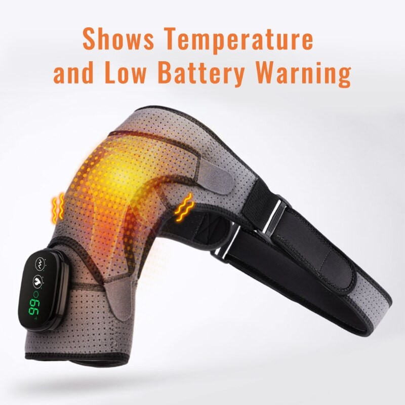 Belaidis elektrinis pečių šildomasis masažuoklis, skirtas masažuoti šildomas apvyniojamas petnešas