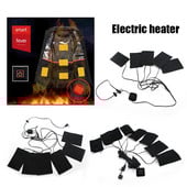 5V vyhrievacia podložka na oblečenie s USB nabíjaním 5/6/8 v 1 elektrická vyhrievacia podložka, ľahká, skladacia, pre látkové bundy, topánky, ponožky