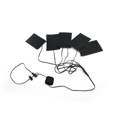 5V vyhrievacia podložka na oblečenie s USB nabíjaním 5/6/8 v 1 elektrická vyhrievacia podložka, ľahká, skladacia, pre látkové bundy, topánky, ponožky