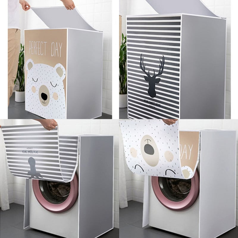 Kryt na práčku, vodotesný, opaľovací krém, vrchný otvorený bubon, automatický, značka, univerzálny predný otvorený kryt proti prachu, látkový kryt