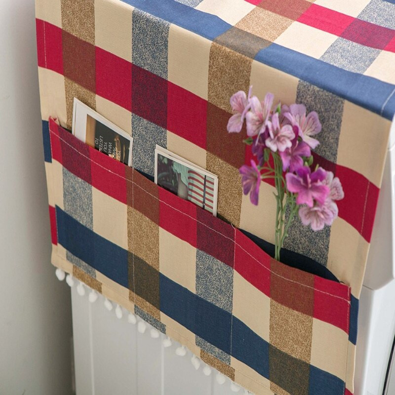 Capac de praf pentru mașină de spălat nordică Husă pentru frigider Husă pentru mașină de spălat tambur Huse impermeabile pentru noptieră Față de masă