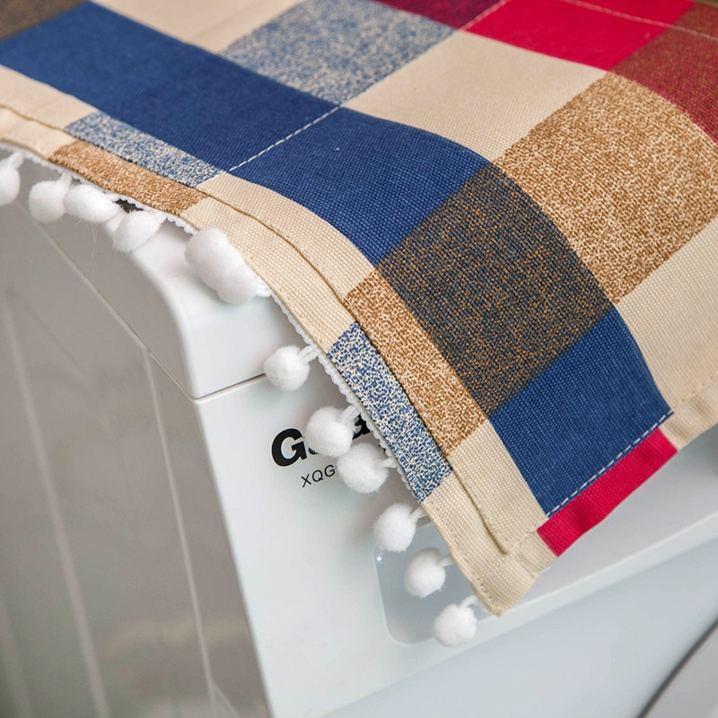 Capac de praf pentru mașină de spălat nordică Husă pentru frigider Husă pentru mașină de spălat tambur Huse impermeabile pentru noptieră Față de masă