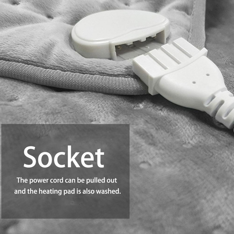 V Fyzioterapia Elektrická vyhrievacia podložka Deka Rýchla úľava od bolesti Uvoľnenie svalov Stmievanie teploty Vlhká suchá tepelná terapia krk