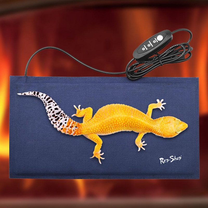 Tampă de încălzire USB pentru animale de companie, pătură electrică pentru reptile, controler de temperatură reglabilă caldă, covoraș pentru incubator, instrumente, covoraș încălzit, tampon de încălzire