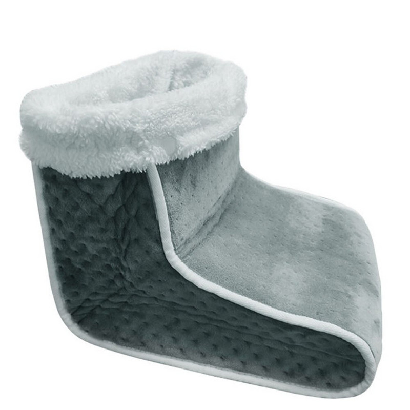 100V-240V 50W nešiojamas minkštas sintetinis vilnos pamušalas ir mikropliušinis dangtelis, plaunamas elektrinis pėdų šildytuvas, šildomi bateliai, JAV ES kištukas