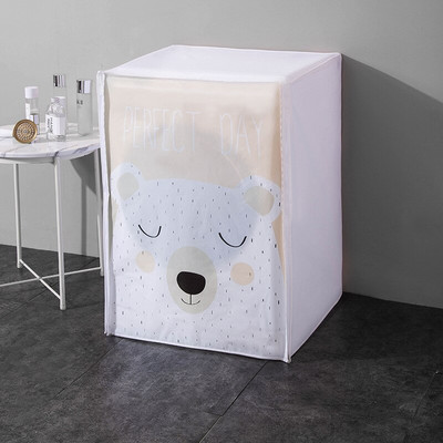 Αδιάβροχο κάλυμμα πλυντηρίου ρούχων Αδιάβροχο κάλυμμα Οικιακό Πλήρως αυτόματο κάλυμμα πλυντηρίου τυμπάνου κυμάτων Κάλυμμα σκόνης PEVA