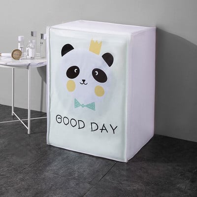 Αδιάβροχο κάλυμμα πλυντηρίου ρούχων Αδιάβροχο κάλυμμα Οικιακό Πλήρως αυτόματο κάλυμμα πλυντηρίου τυμπάνου κυμάτων Κάλυμμα σκόνης PEVA