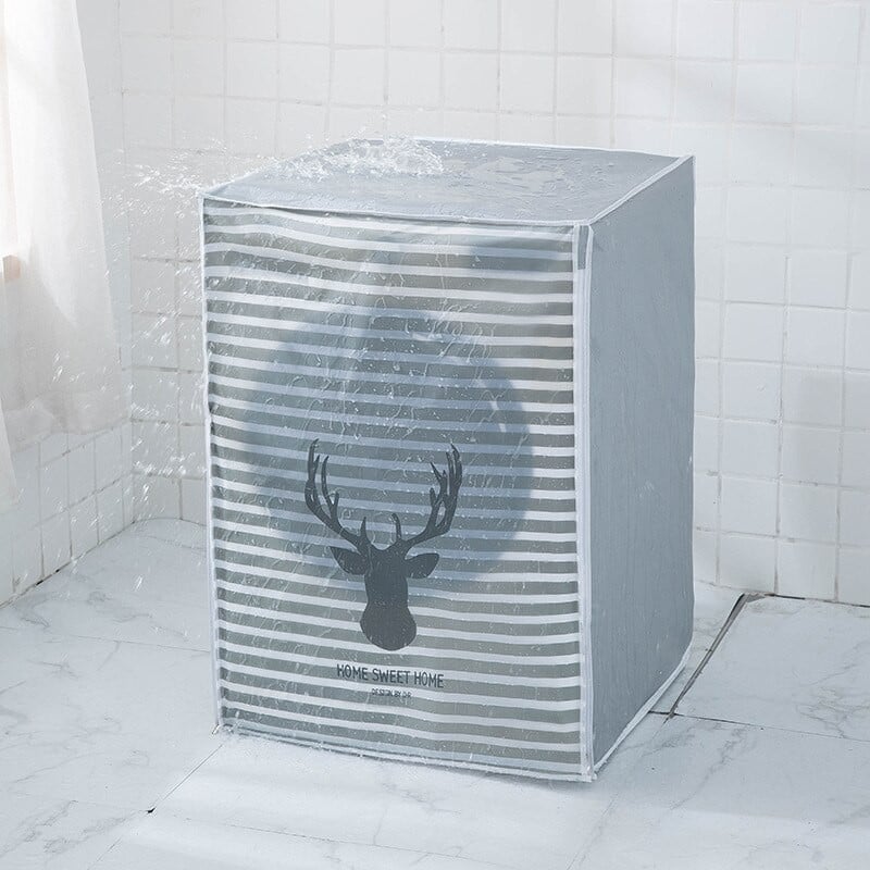 Αδιάβροχο κάλυμμα πλυντηρίου ρούχων Αδιάβροχο κάλυμμα Οικιακό Πλήρως αυτόματο κάλυμμα πλυντηρίου τυμπάνου κυμάτων Κάλυμμα σκόνης PEVA