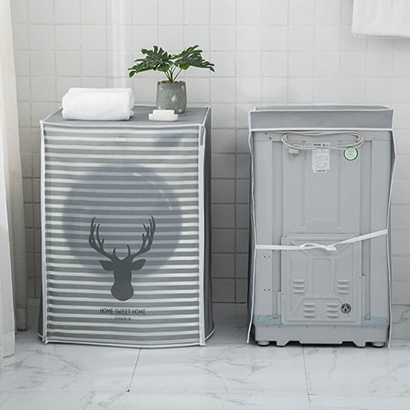 Αδιάβροχο κάλυμμα πλυντηρίου ρούχων Αδιάβροχο κάλυμμα Οικιακό Πλήρως αυτόματο κάλυμμα πλυντηρίου τυμπάνου κυμάτων Κάλυμμα σκόνης PEVA